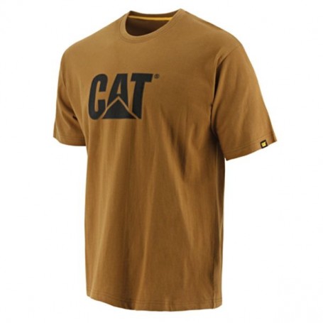 CAT Trademark Logo T-Shirt bronze |Caterpillar