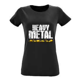 Bagger Shirt Fuhrpark Heavy Metal Lady