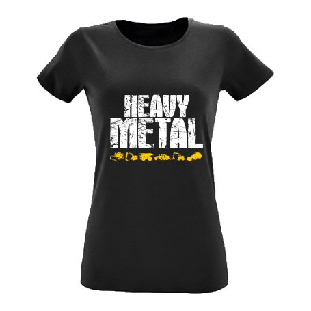 Bagger Shirt Fuhrpark Heavy Metal Lady