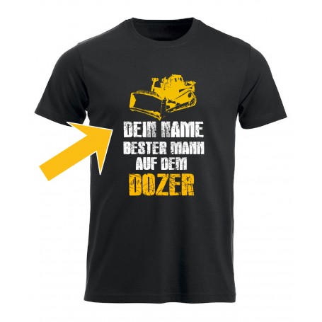 T-Shirt DOZER with individual name