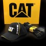 CAT WORK SOCKS MIT CATERPILLAR CAP