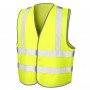 Safety vest with individual name at work