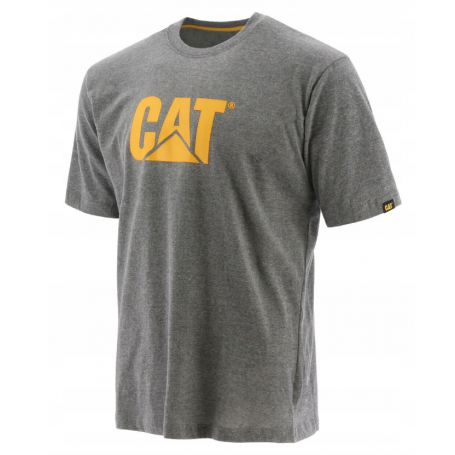 CAT Trademark Logo T-Shirt grau |Caterpillar