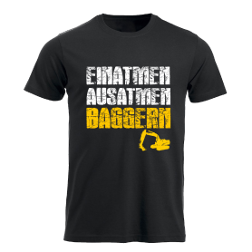 Bagger Shirt EINATMEN AUSATMEN BAGGERN