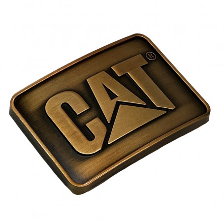 CAT Gürtelschnalle bronze