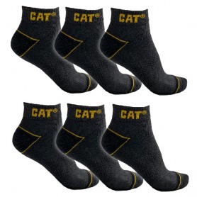 CAT Work Sneaker Socks 3 Pairs - GREY |Caterpillar