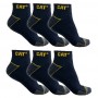 CAT Work Sneaker Socks 3 Pairs - BLUE|Caterpillar