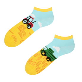 Sneaker Socks Motif Tractor