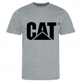 CAT T-Shirt Imperial Grau meliert|Caterpillar