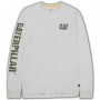 CAT Trademark Sweatshirt hellgrau|Caterpillar