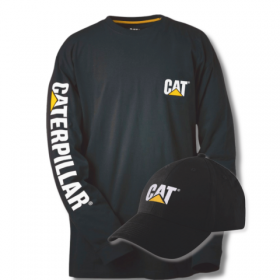 CAT SPARSET SWEATSHIRT und CAP|CATERPILLAR