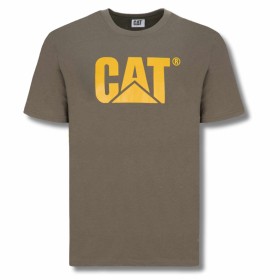 CAT Trademark Logo T-Shirt army|Caterpillar