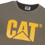 CAT Trademark Logo T-Shirt army|Caterpillar